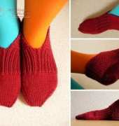 Mountain Form Slippers by Tricoquelicot - Free