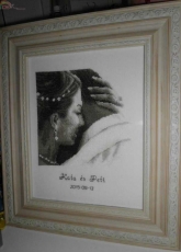 Framed Wedding Sampler