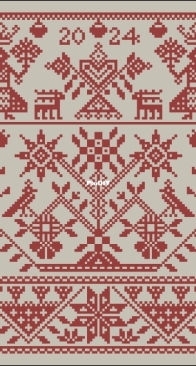 Modern Folk Embroidery - The Yule Dance  XSD+PCS