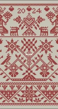 Modern Folk Embroidery - The Yule Dance  XSD+PCS