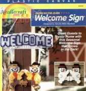The Needle Craft Shop -Glow In The Dark Welcome Sign