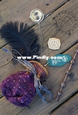 Lunebeam - Purple Beaded Bag - Free