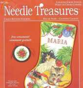 JCA 08550 Needle Treasures - Calico Kittens Stocking