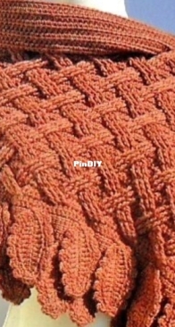 Create by Hands - Barbara - Fluttering Leaves Poncho