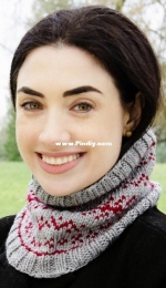 Cascade Yarns Bebop Cowl Knitting Pattern W709 by Shannon Dunbabin Free