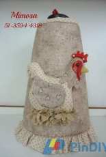 Loja Mimosa - Nº 461 - Thermal Cover Rooster Henry - Soft Doll - Portuguese