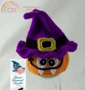 Desert Diamond Crochet - Rebecca Goldsmith- Pumpkin Witch Hat