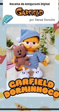Amigurumi Manaus - Danea Dorneles - Garfield - Portuguese