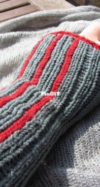 Haiku Fingerless Gloves/Mitts  by Sarah Wylie-Free