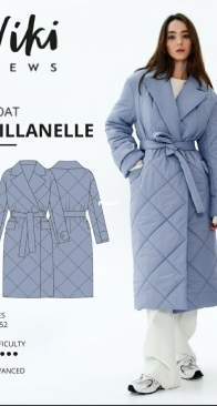 Viki Sews  - Villanelle Coat - English