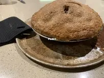 home made fruit pie