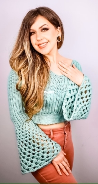 Lambent Crochet - Jodi - Groovy Dreams Sweater