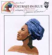 Green Apple 683 - Portrait in Blue