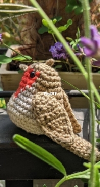 European Robin amigurumi