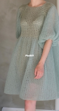 Hobbii - Highinfibre crochet - Ulrikke Henninen - Babydoll Dress - Free