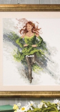 Dancing Queen - Irish Dancer by Maria Diaz from Cross Stitch Gold Issue 154  XSD
