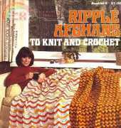 American School of Needlework - Booklet 5 - Ripple Afghans to Knit and Crochet by Jean Leinhauser