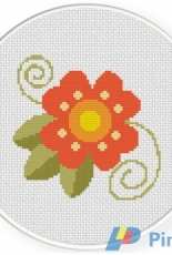 Daily Cross Stitch - Beautiful Spring Flower
