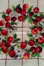 Summer wreath of cherries - final version