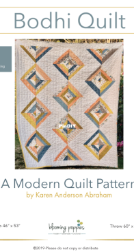Blooming Poppies - Karen Anderson Abraham - Bodhi Quilt Pattern