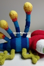Albert the longisquama and Iggy the baby iguanodon