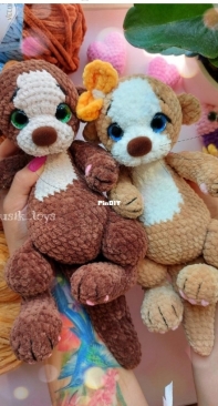 Vikusik toys - Viktoriya Kravchenko - Виктория Кравченко - Otter Sue - Выдрочка Сью - Russian