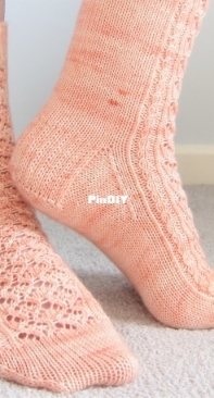 Peachy Socks by Debbie Ford-Free
