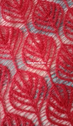 Red Leaf Vines Scarf by Cristian Sebastian-Free