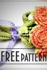 Crochet Toys - Bouquet of Roses -  Free