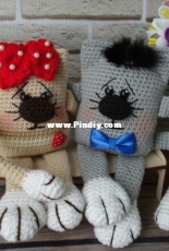 Tatsok Toys - Tatyana/Tatiana Sokolova - Cats Sweet Couple - Russian - Free