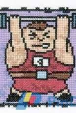 Heritage Stitchcraft Squircles QSWL021 Walt The Weight-Lifter by Peter Underhill