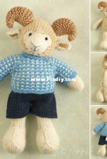 Boy Ram by Julie Williams - Little Cotton Rabbits