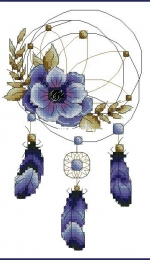 Svetlana Sichkar - Dreamcatcher with flower XSD