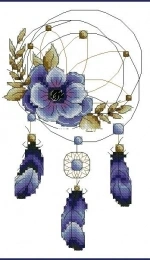 Svetlana Sichkar - Dreamcatcher with flower XSD
