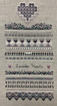Victoria Sampler Lavender Hearts
