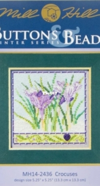 Mill Hill - MH14-2436 - Buttons & Beads Spring Series - Crocuses
