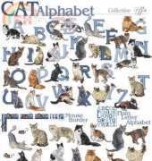 The Vermillion Stitchery 249 Cat Alphabet PCS