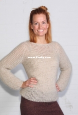 Kid Mohair Garter Jumper by Hobbii Design - FREE
