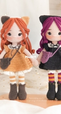 Green Frog Crochet - Thuy Anh - Đặng Thùy Anh - Doll Katy - Die Puppe Katy - German
