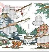 August from Leisure Arts 3263 Sunbonnet Sue Yesteryears Sweetheart