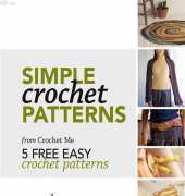 CrochetMe - Simple / 5 Free Easy Crochet patterns by Charlene Tiedemann