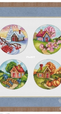 Four seasons by Elena Vyazgina