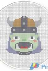 Daily Cross Stitch - Orc Girl