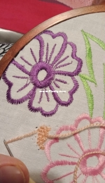 Our new wrapping embroidery work