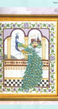 Proud as Peacock - Magnificent Peacock by Joan Elliott from Cross Stitch Gold 73 XSD