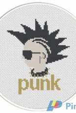 Daily Cross Stitch - Punk