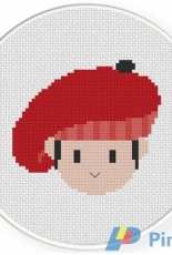 Daily Cross Stitch - French Boy