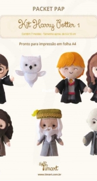 Timart - Fatima Barbosa - Kit Harry Potter 1 - Portuguese