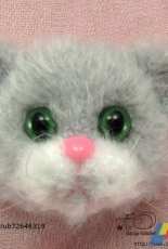 Наталья Кабачек Natalya Kabachek - Брошка Котик Brooch Cat - Russian - free