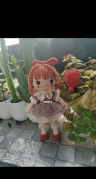 Green frog - Penny doll